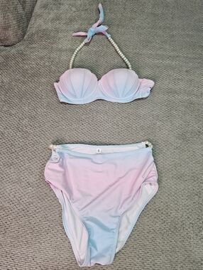 High Waisted Mermaid Style Bikini, Small